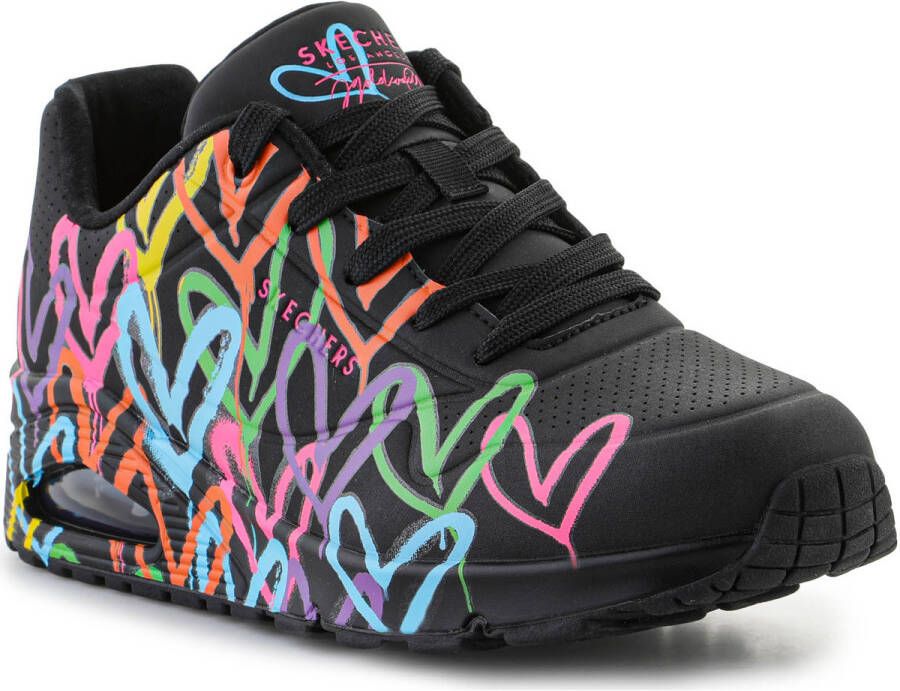 Skechers Lage Sneakers Highlight Love 177981 BKMT Black Multi