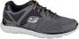 Skechers Tevredenheid-Flash Point Sneakers Gray Heren - Thumbnail 2