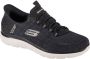 Skechers Key Pace Slip-On Sneakers Zwart Black Heren - Thumbnail 2