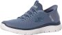 Skechers Handsfree Slip-in heren sneakers blauw Extra comfort Memory Foam - Thumbnail 8