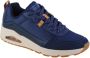 Skechers Uno Layover Sneaker Sneakers Heren Blauw - Thumbnail 3