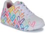 Skechers X JGoldcrown Uno Highlight Love Sneakers Dames Wit - Thumbnail 4