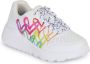 Skechers Sneakers met motiefprint model 'UNO LITE- LOVE BRIGHTS' - Thumbnail 2