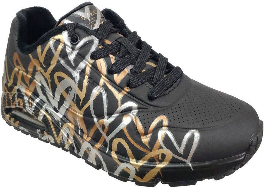 Skechers Lage Sneakers Uno metallic love