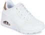 Skechers Mode Sleehak Sneaker met Luchtkussen White Dames - Thumbnail 3