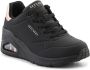 Skechers Uno Wedge Hi Steps 177520-BBK Vrouwen Zwart Sneakers - Thumbnail 23