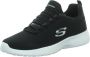 Skechers Dynamight 58360-BKW Mannen Zwart Trainingschoenen Sportschoenen - Thumbnail 2