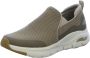 Skechers Arch Fit Banlin instappers taupe Textiel Heren - Thumbnail 5