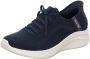 Skechers Hands Free Slip-Ins Ultra Flex 3.0 Brilliant Path VEGAN instapper Dames Blauw - Thumbnail 6