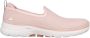 Skechers Go Walk 6 Clear Virtue 124505-MVE Vrouwen Roze Sneakers Sportschoenen - Thumbnail 2