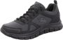 Skechers Track Bucolo 52630-BBK Mannen Zwart Trainingschoenen Sportschoenen - Thumbnail 2