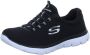 Skechers Summits dames sneakers Zwart - Thumbnail 3