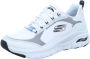 Skechers Arch Fit dames sneaker Wit zwart - Thumbnail 2