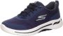 Skechers Go Walk Arch Fit Motion Breez Dames Sneakers Donkerblauw - Thumbnail 2