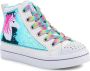 Skechers Twi Lites 2.0 Unicorn Surpris Meisjes Sneakers White Multi - Thumbnail 2