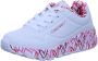 Skechers Uno Lite 314976L WRPK voor Wit Sneakers Sportschoenen - Thumbnail 6