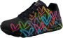 Skechers Lage Sneakers Highlight Love 177981 BKMT Black Multi - Thumbnail 130