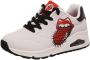 Skechers Sneakers UNO ROLLING STONES SINGLE! met opvallende print vrijetijdsschoen lage schoen veterschoen - Thumbnail 4