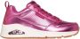 Skechers Uno Metallixs Sneakers roze Synthetisch Dames - Thumbnail 2