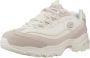 Skechers D'Lites Cold Days Dames Sneakers Crème - Thumbnail 3