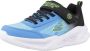 Skechers Meteor-Lights Krendox 401495L-RDBK voor een jongen Rood Sneakers Sportschoenen - Thumbnail 2