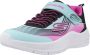 Skechers Microspec Advance Schoenen Blauw Roze - Thumbnail 2