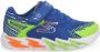 Skechers Kinder S Lights FLEX-GLOW BOLT unisex sneaker 400138L blauw - Thumbnail 2