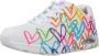 Skechers Sneakers UNO HIGHLIGHT LOVE vrijetijdsschoen lage schoen veterschoen met hartjes-print - Thumbnail 4