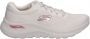 Skechers Comfortabele Arch Fit Natuurlijke Mesh Sneaker Beige Dames - Thumbnail 19