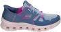 Skechers Blauwe Glide-Step Damesslip-ins Blue Dames - Thumbnail 5