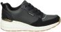 Skechers Geperforeerde Duraleather Sneakers Black Dames - Thumbnail 2