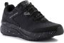 Skechers D'Lux Trail 237336-BBK Mannen Zwart Sneakers - Thumbnail 2