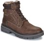 S.Oliver Bruine Casual Gesloten Enkellaarzen Brown Heren - Thumbnail 3