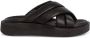 S.Oliver Zwarte Casual Open Slippers Vrouwen Black Dames - Thumbnail 3