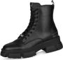 Steve Madden Chunky Sole Leren Laarzen Black Dames - Thumbnail 5