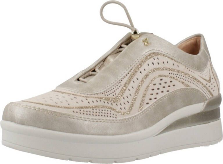 Stonefly Lage Sneakers CREAM 38 S. LAMINATED VELOU