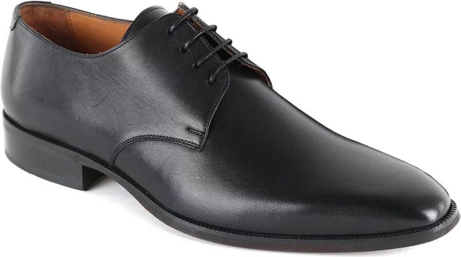 Suitable Mocassins Leren Derby Herenschoen Zwart