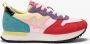 Sun68 Roze Sneakers met Klittenbandsluiting Multicolor Dames - Thumbnail 3