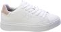 Sun68 Witte en roze leren sneakers Grace Leather White Dames - Thumbnail 11