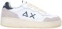 Sun68 Witte leren sneakers Big Basket stijl White Heren - Thumbnail 2