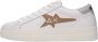 Sun68 Sportieve Leren Sneakers White Dames - Thumbnail 2