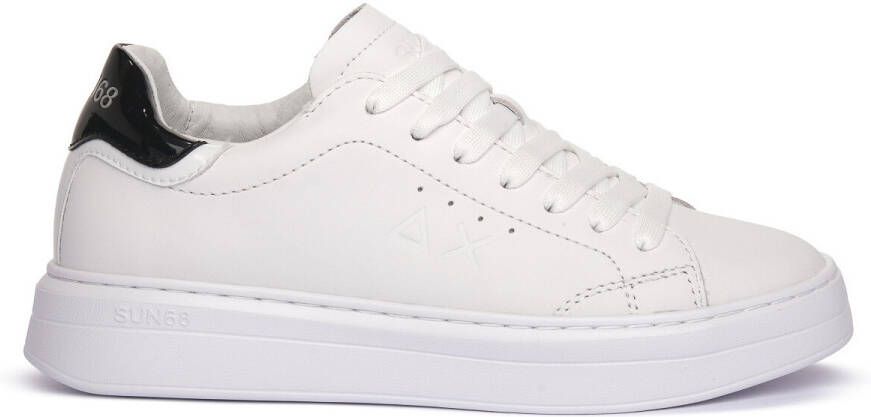 Sun68 Grace Lederen Sneakers Streetwear Vrouwen