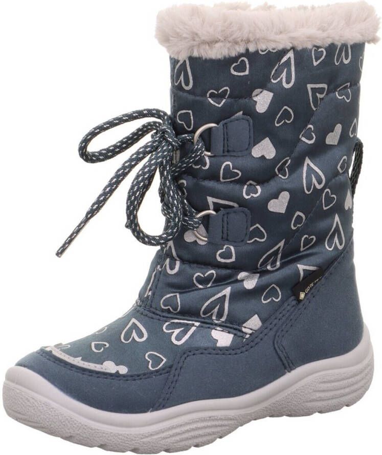 Superfit Winterlaarzen CRYSTAL WMS: middel Sneeuwlaarzen veterschoenen winterlaars met glitter