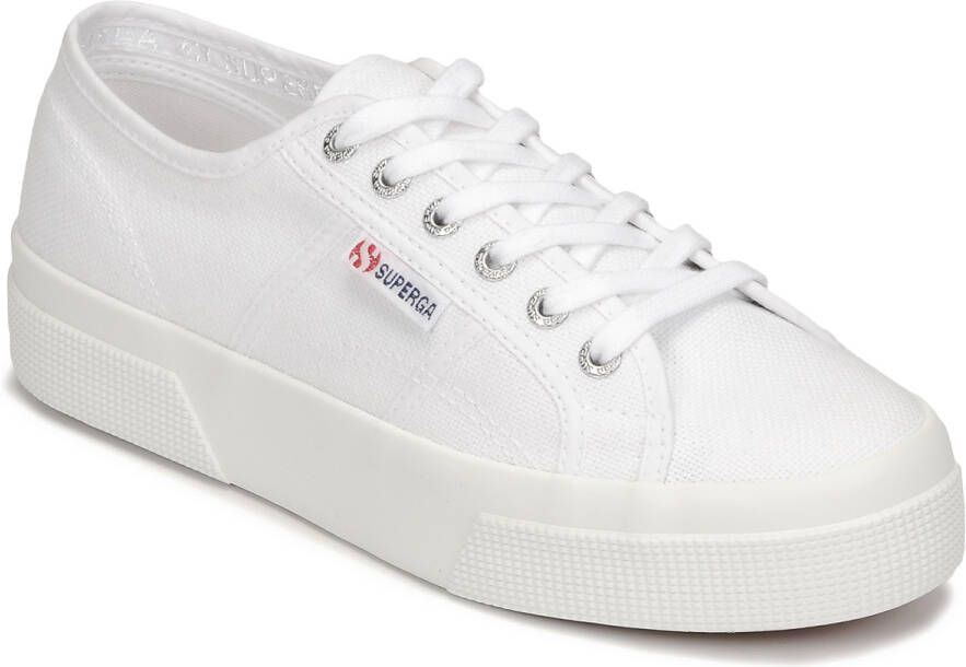 Superga Lage Sneakers 2740 COTON PLATFORM