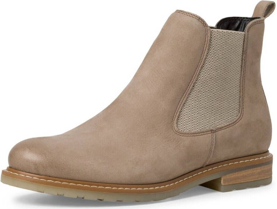 Tamaris Chelsea-boots hakken enkellaars zakelijke schoen instaplaarzen aantrek-lus