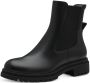 Tamaris Chelsea-boots blokhak combat boots enkellaars met stretch-inzet - Thumbnail 3