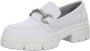 Tamaris Witte Leren Loafers voor Dames White Dames - Thumbnail 40