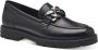 Tamaris Zwarte Leren Gesloten Loafers Black Dames - Thumbnail 3