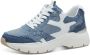 Tamaris Denim Sneakers blauw Synthetisch Dames - Thumbnail 2