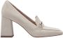 Tamaris Beige Suède Pump met Gouden Detail Beige Dames - Thumbnail 4